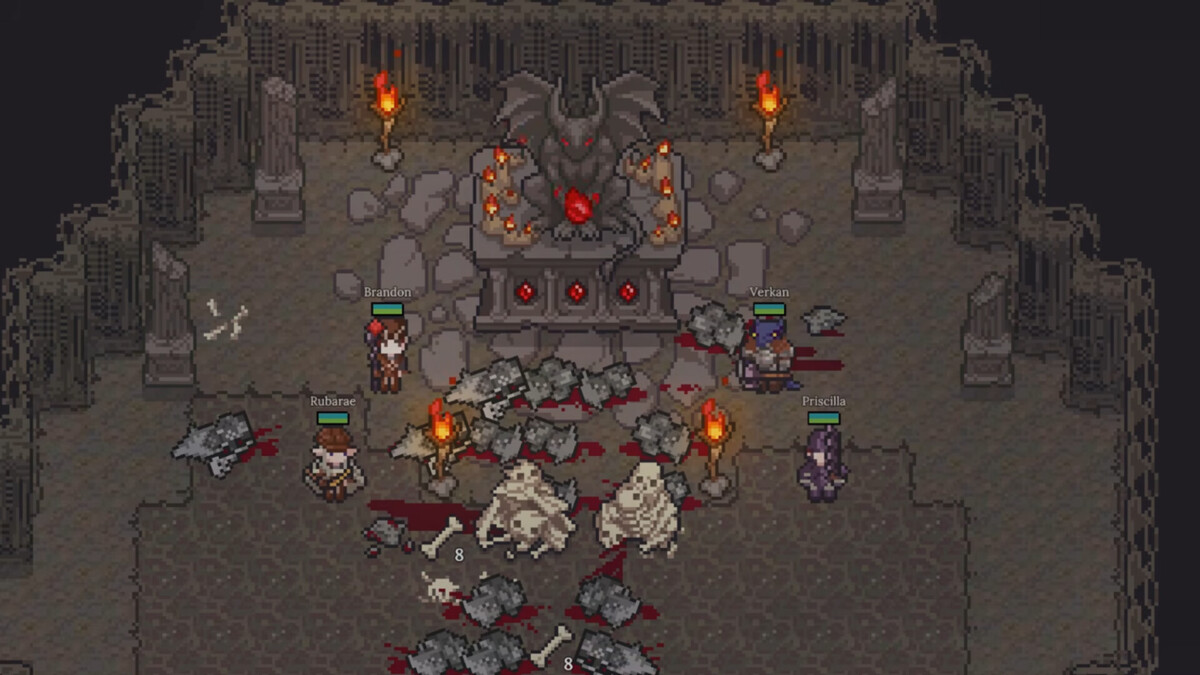 Dungeon Settlers бой