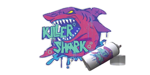 Graffiti Killer Shark