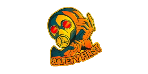 Sticker Safety First