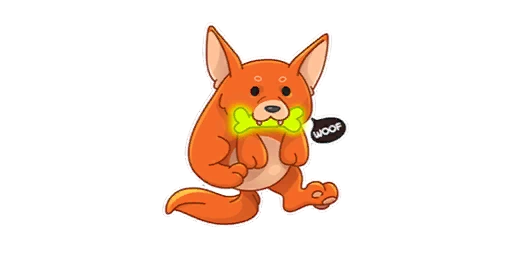 Sticker Woof