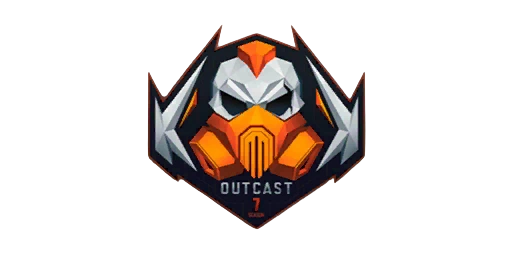 Sticker Outcast Gold
