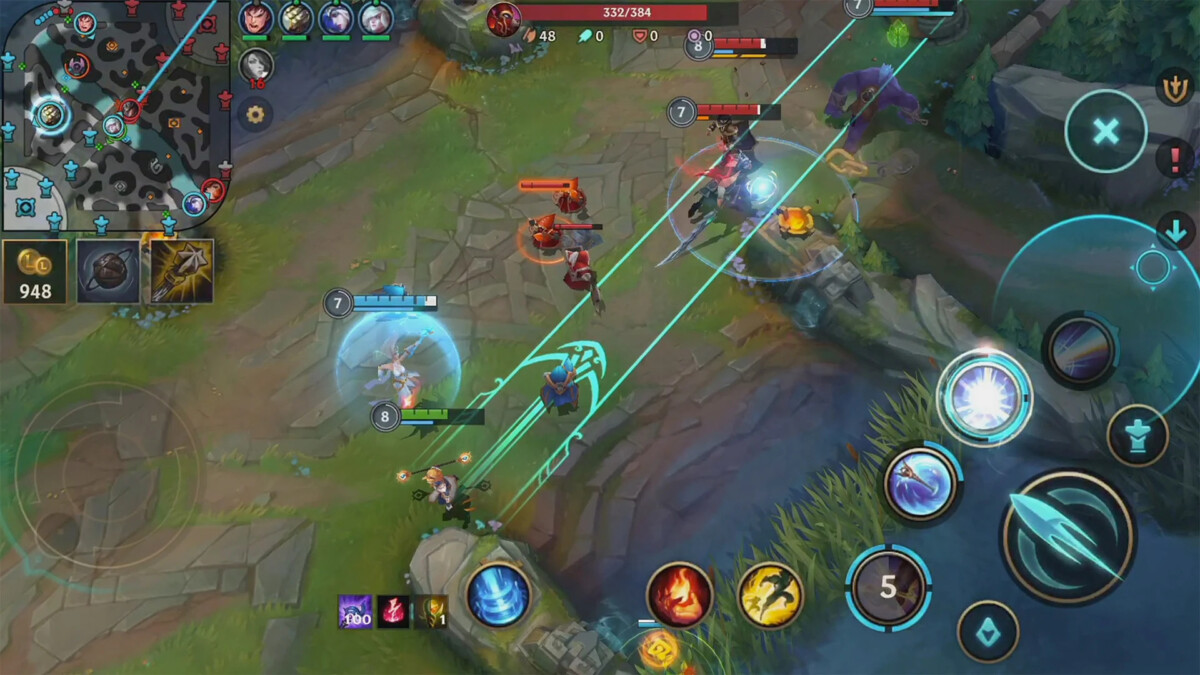 Сражения в League of Legends: Wild Rift