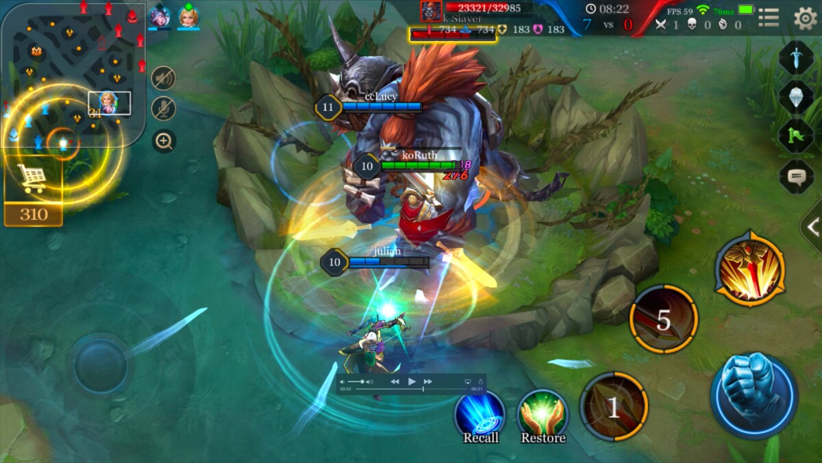 Сражения в Arena of Valor