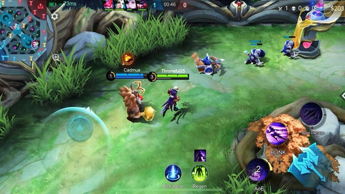 Линии в Mobile Legends: Bang Bang