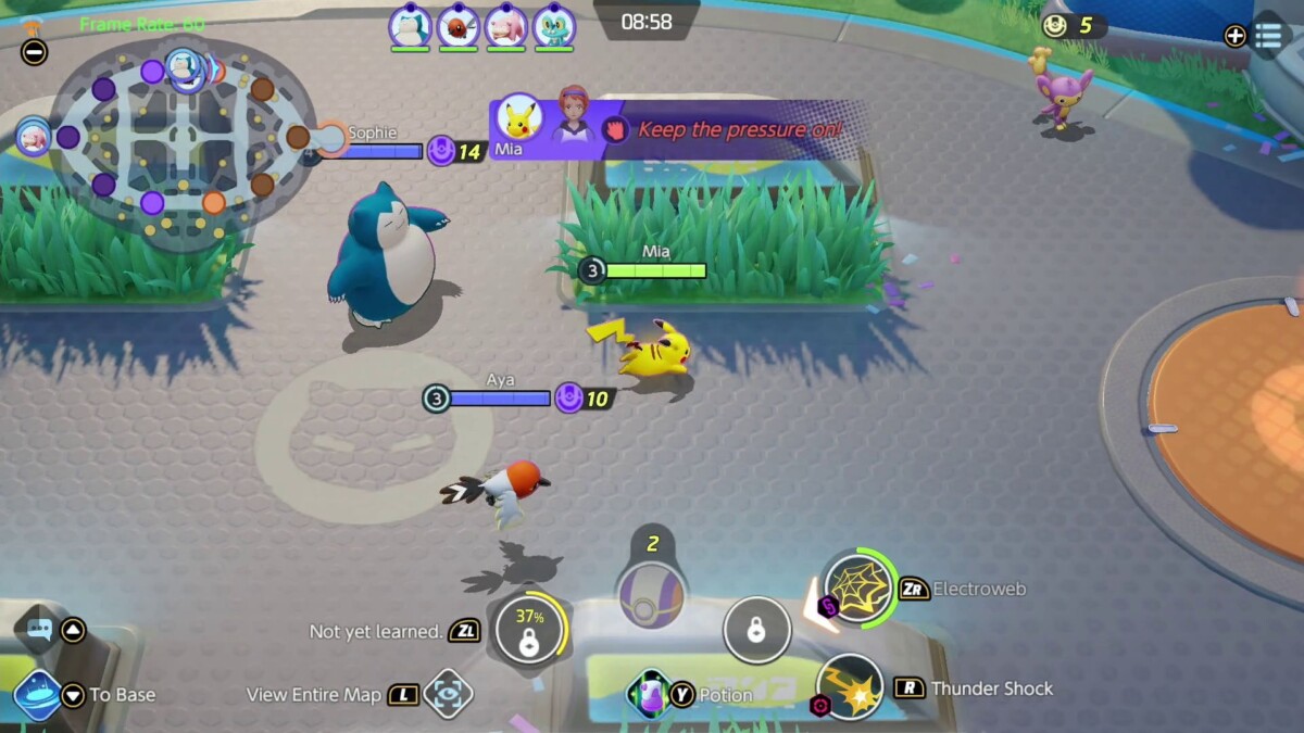 Покемоны в Pokémon UNITE
