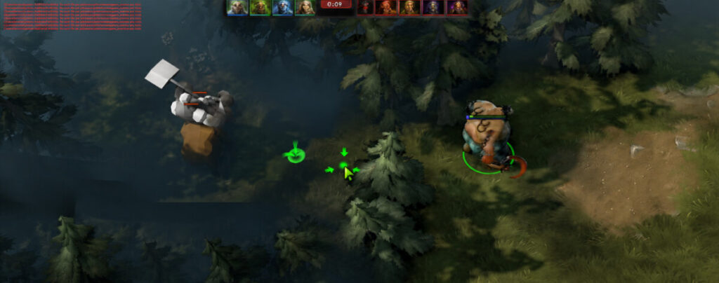 Лес в ранней Dota 2 выглядел заметно пустее современного