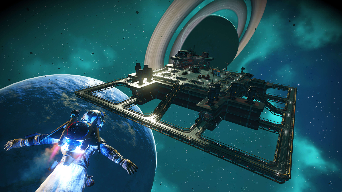 Орбитальная база в No Man's Sky 