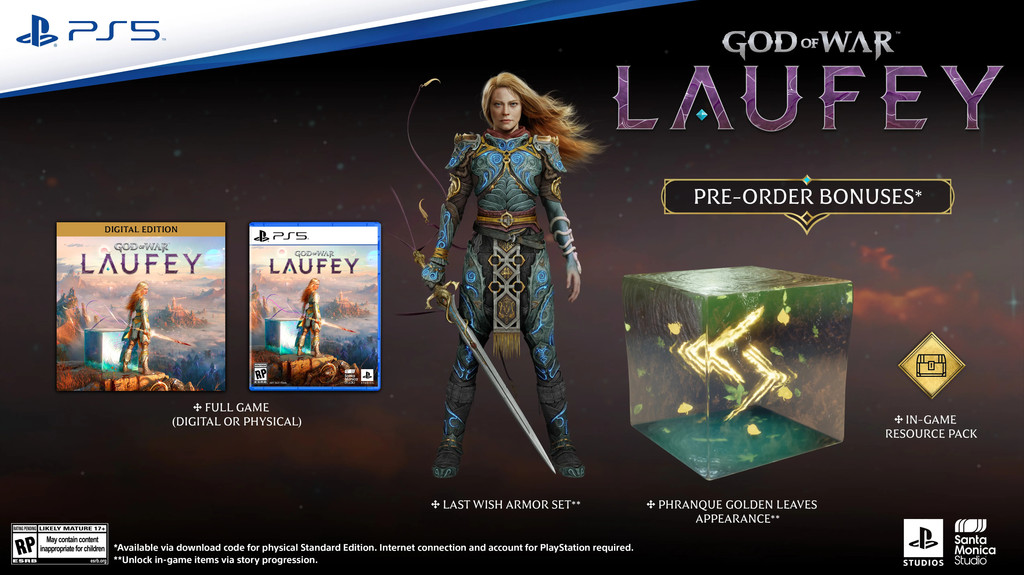 God of War Laufey — бонусы за предзаказ