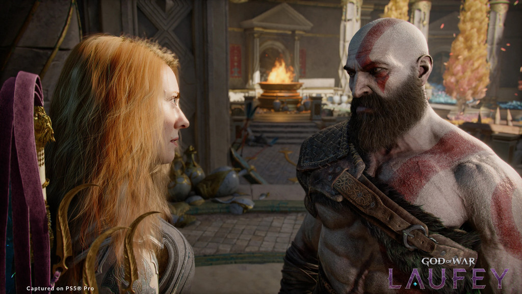 God of War Laufey — новый скриншот (Лафей и Кратос)