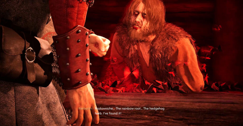 The Blood of Dawnwalker — травник, у которого можно получить рецепт легендарного эликсира Razkovniche Elixir по квесту
