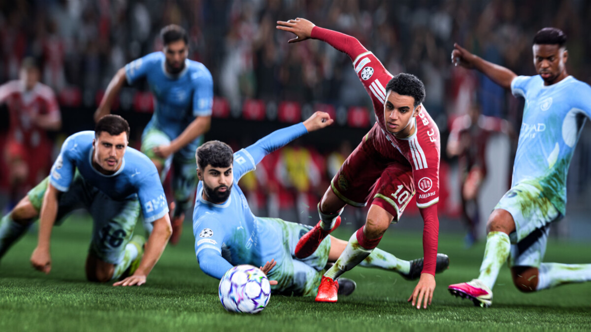 Дриблинг при потере равновесия в EA Sports FC 27, официальный кадр