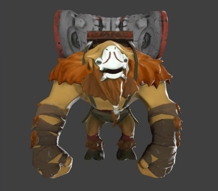 Ранняя модель Earthshaker в Dota 2