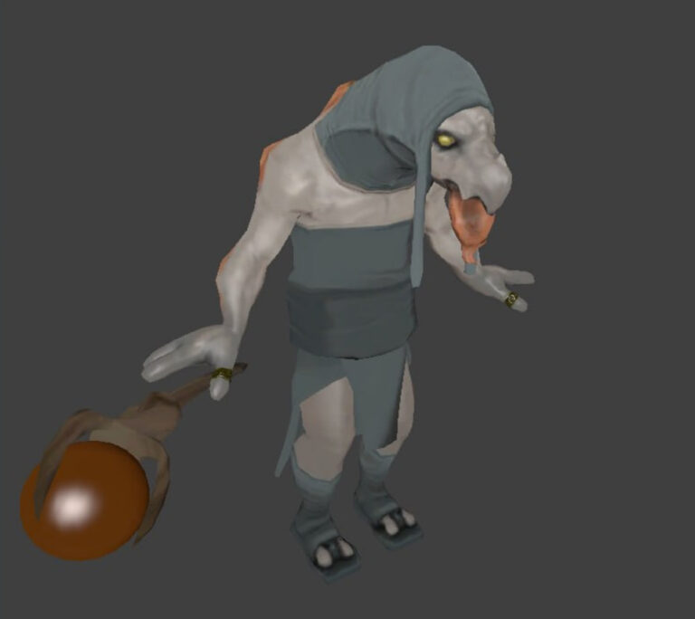 Ранняя модель ренж-крипа Сил Тьмы в Dota 2