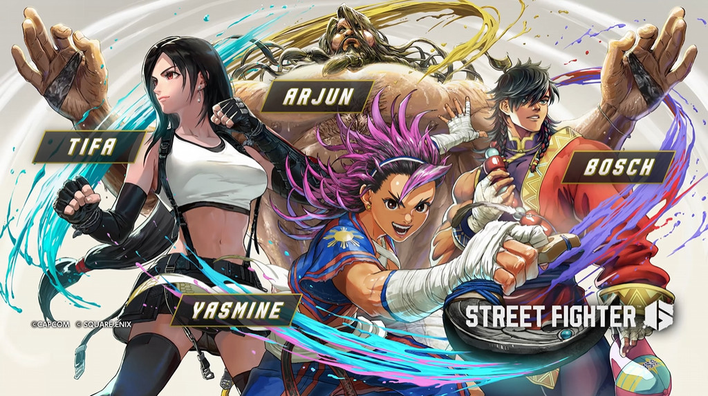 Street Fighter 6 — новые персонажи (Арджун, Тифа, Бош, Ясмин)