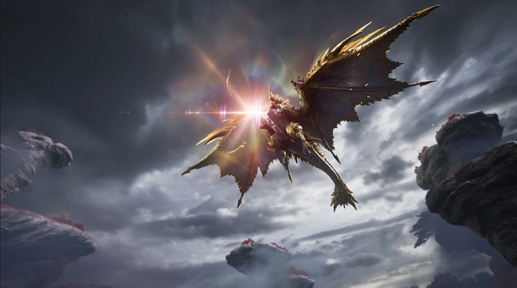 Monster Hunter Outlanders — главное чудище, золотой дракон