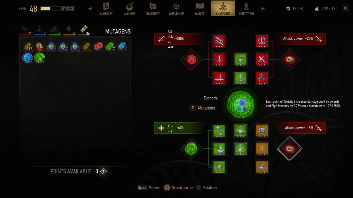 Euphoria witcher 3