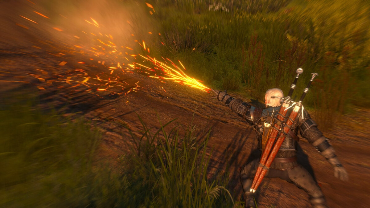 witcher 3 Огненный поток