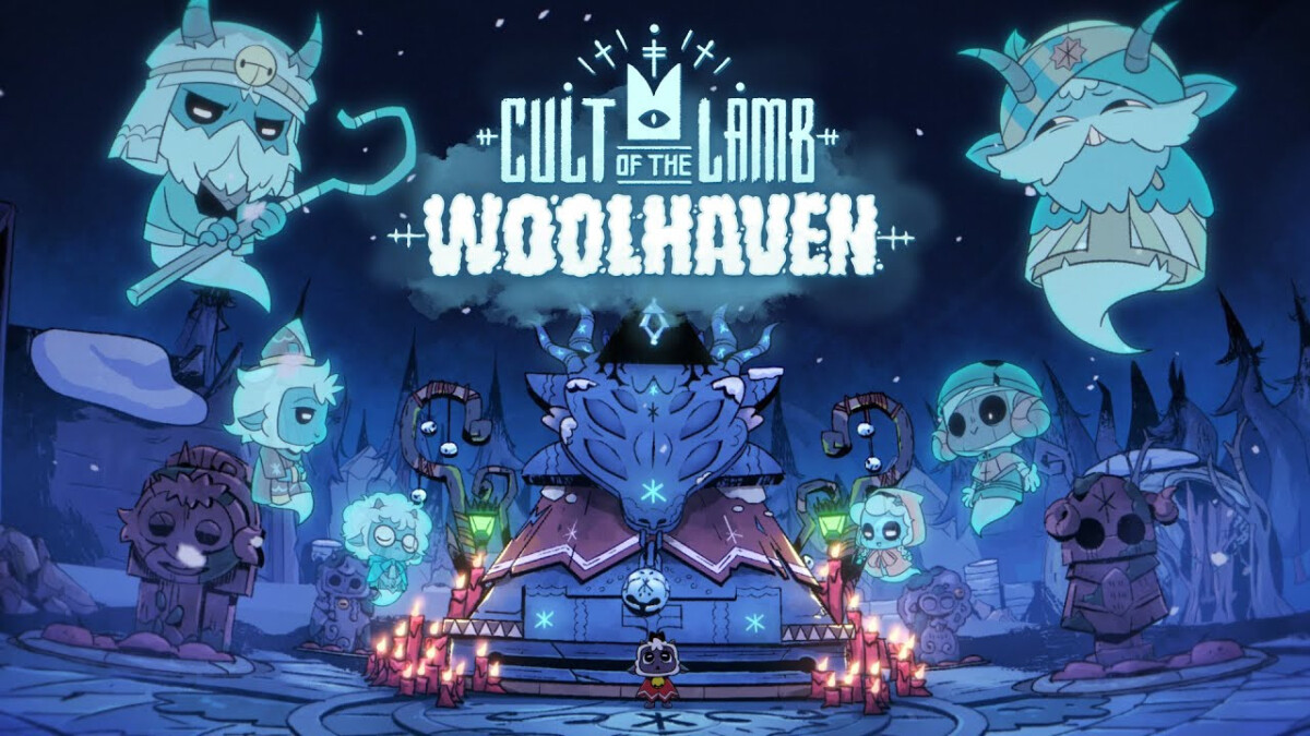 Cult of the Lamb woolhaven title card