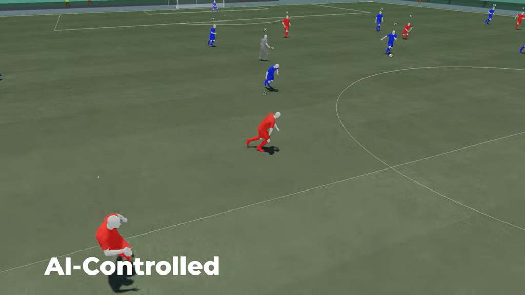 Ручной отбор в FIFA 27: защитники ИИ держат построение