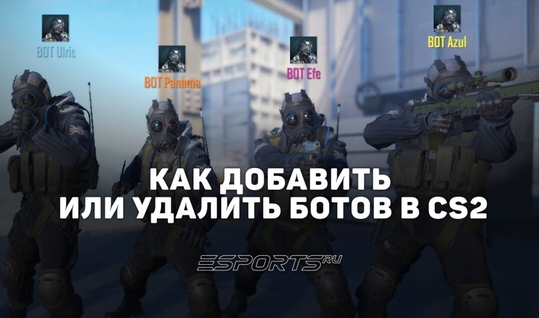 Как добавить или удалить ботов в CS2