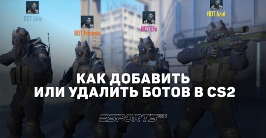 Как добавить или удалить ботов в CS2